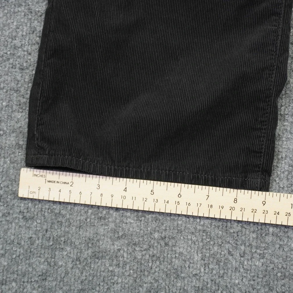 AG Adriano Goldschmied Pants Mens 36 (Fit 38x35) Gray Protege Straight Corduroy